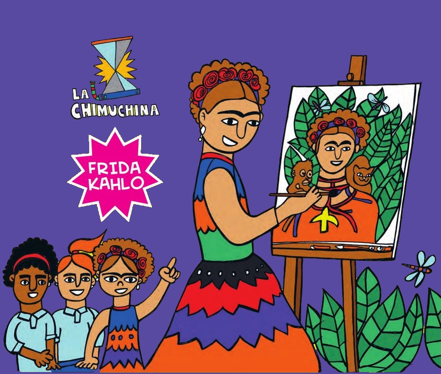 Frida Kahlo, niña y adulta, en La Chimuchina
