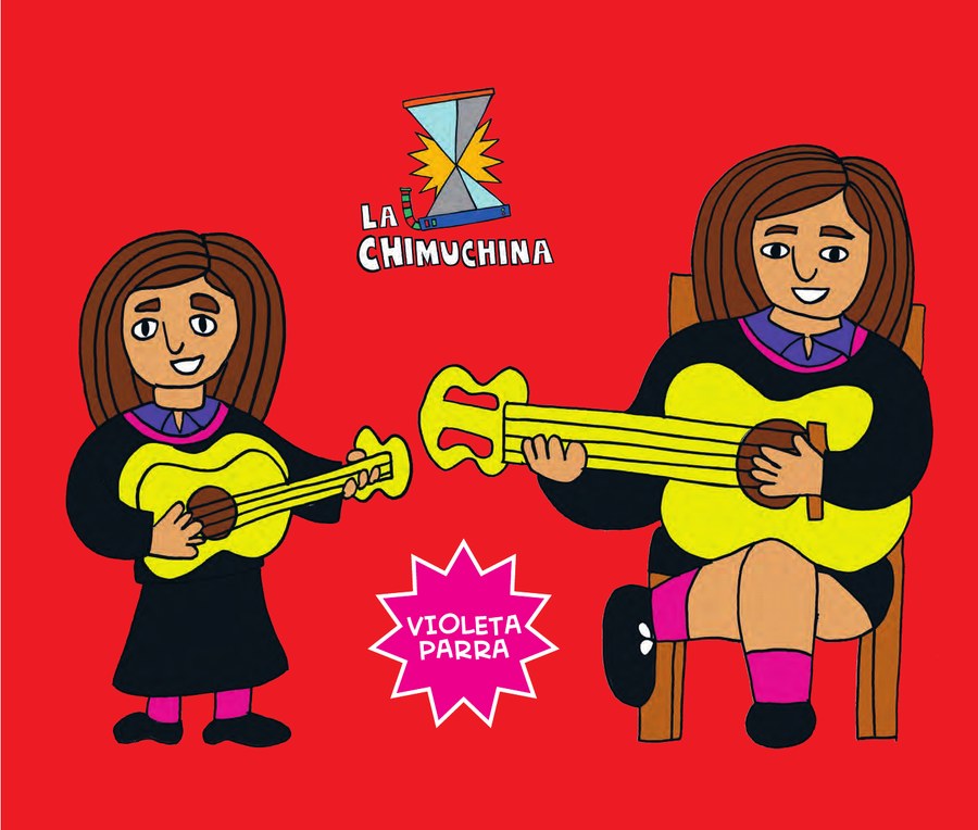 Violeta Parra, niña y adulta, en La Chimuchina